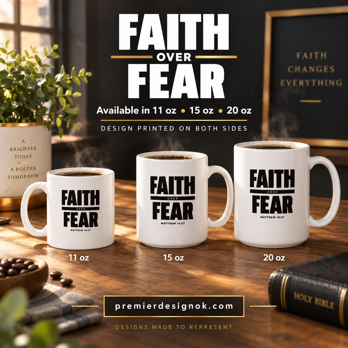 Faith Over Fear Mug