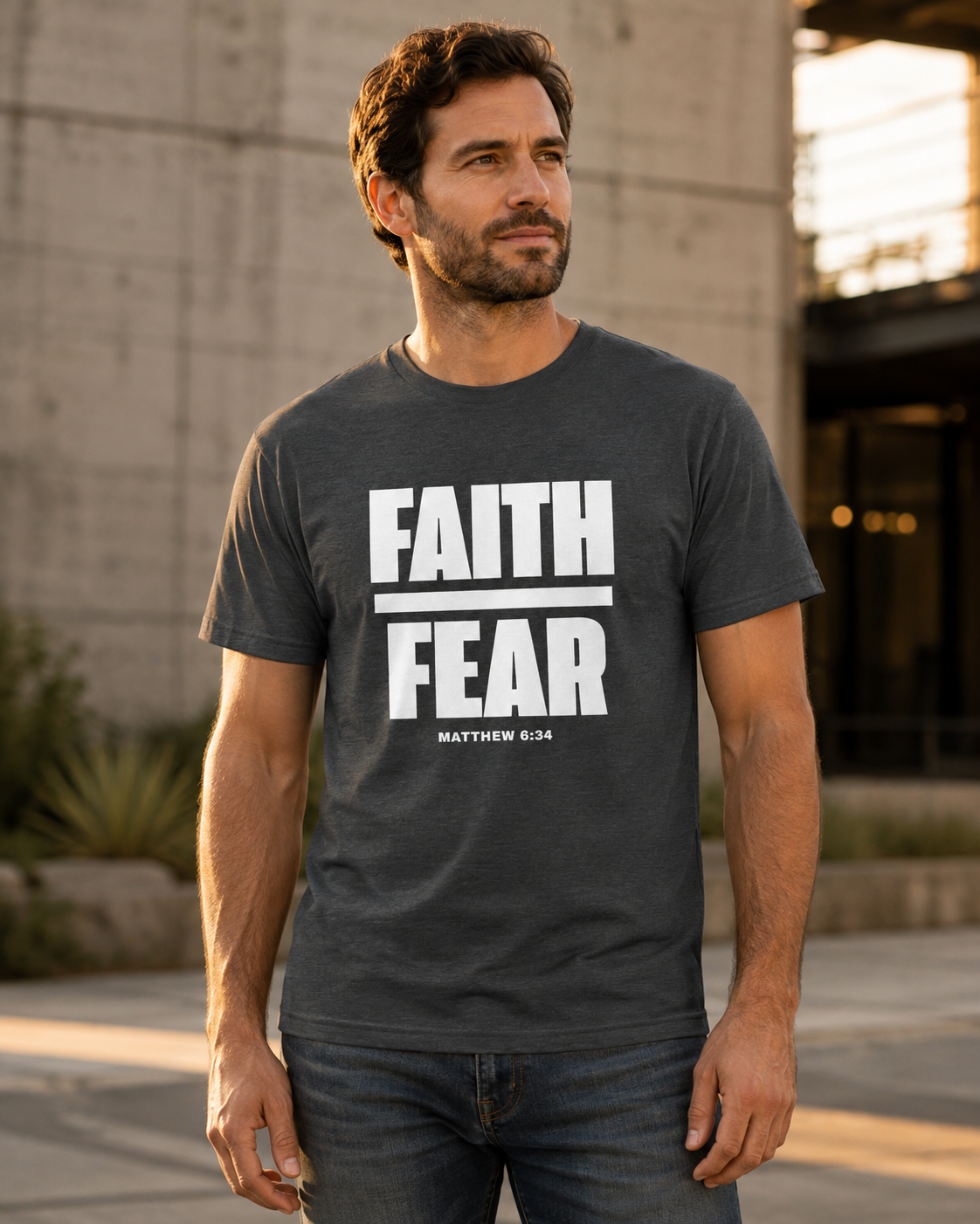Faith Over Fear Flex Tee