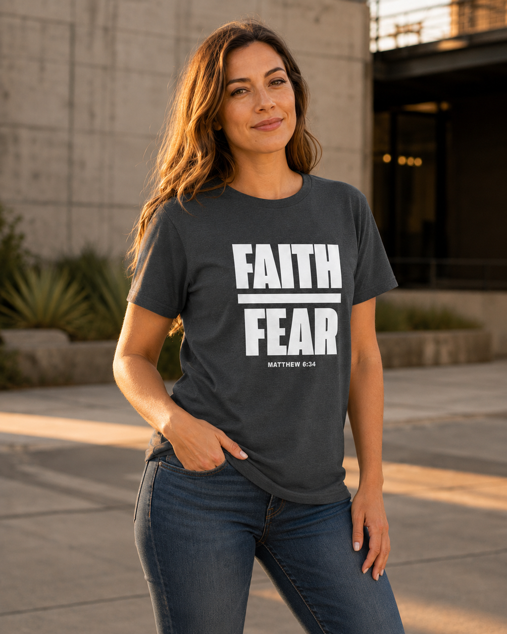 Faith Over Fear Flex Tee