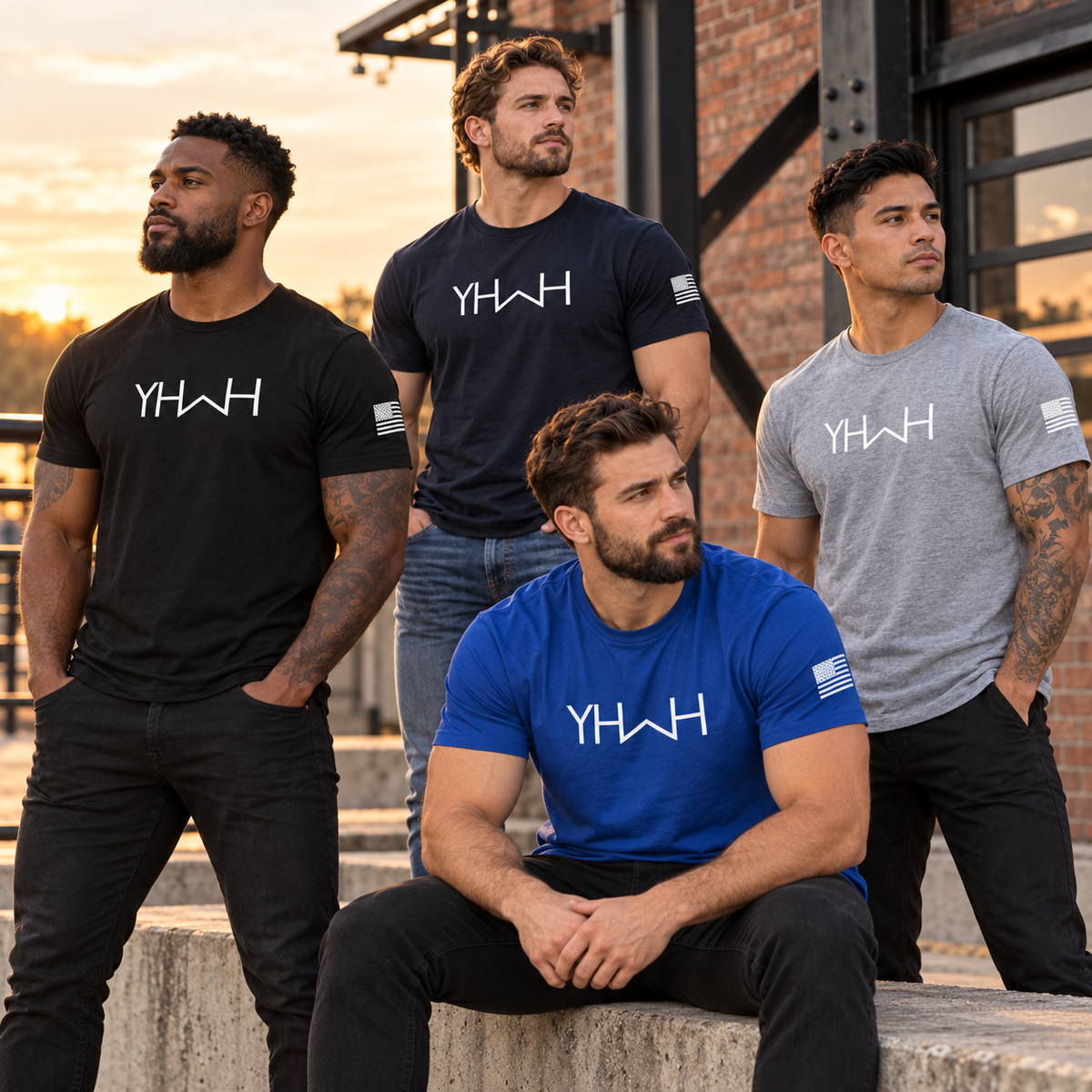 YHWH Men's Fitted Tee
