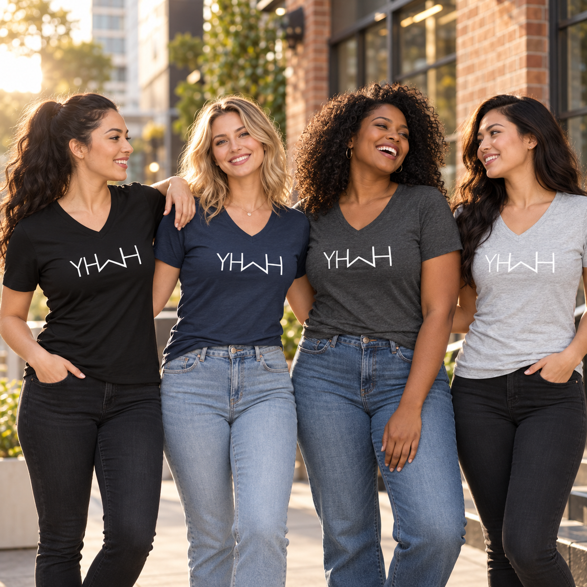 YHWH Women's V-Neck