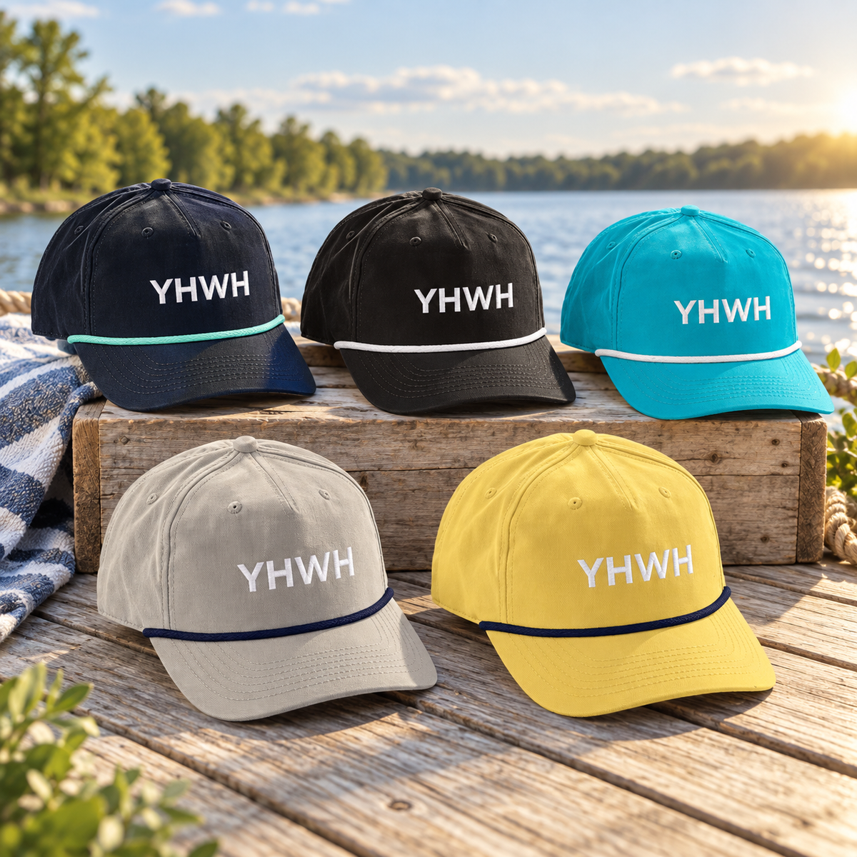 YHWH Golf rope cap