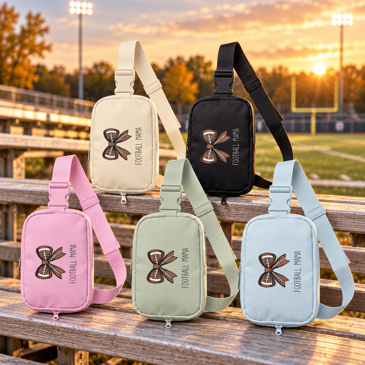 Football Mama Sling Bag