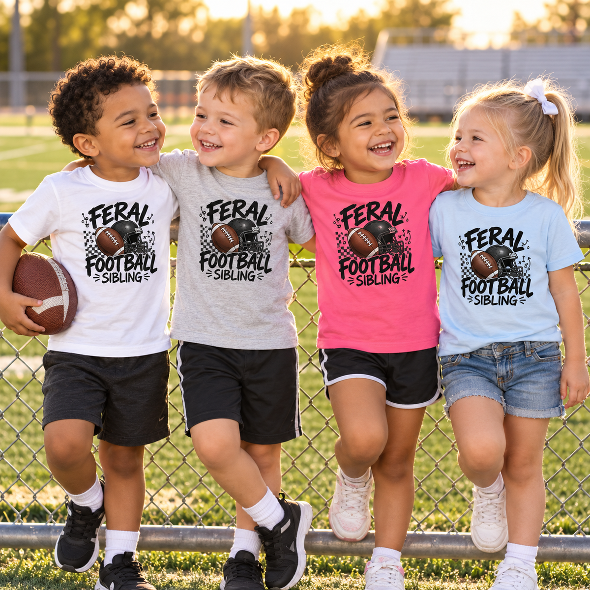 Feral Football Toddler jersey t-shirt