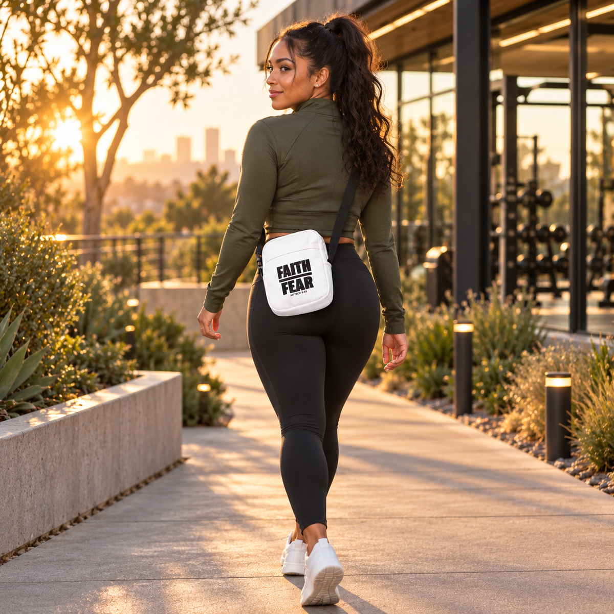 Faith over Fear Crossbody